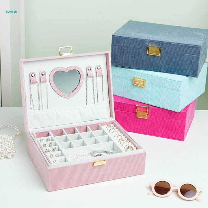Jewelry%20Box%20Multifunctional%20Jewelry%20Storage%20Case,%20Earrings%20Bracelets%20Rings%20Jewelry%20Organizer%20-%20Image%202