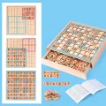 【DIV MALL】Wood Sudoku Puzzle Parent-Child Game Math Educational Toy Wood Toys Childhood Education Preschool Training. 