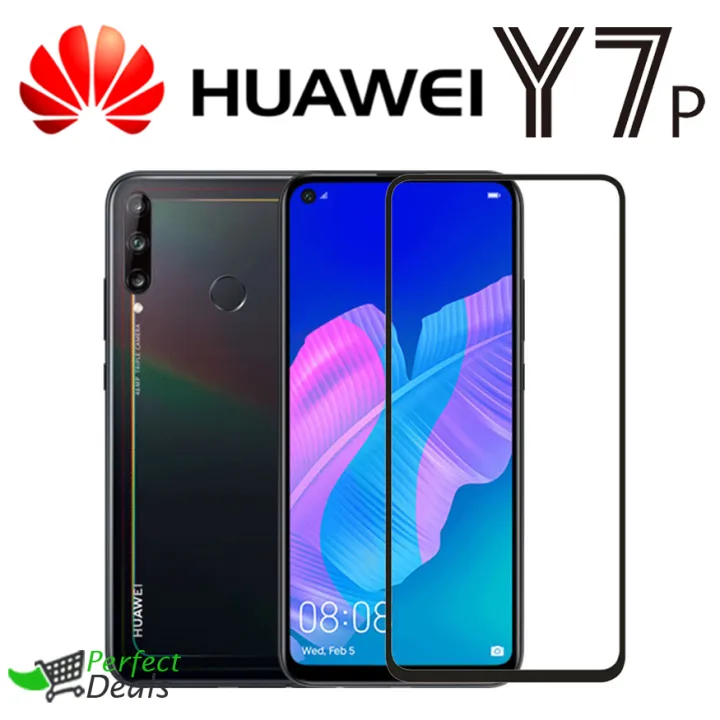 Y7p Screen Protector Full glue MTB Premium tempered glass screen protector 9D Tempered Glass Full Cover Protection Screen Guard for Huawei Y7p