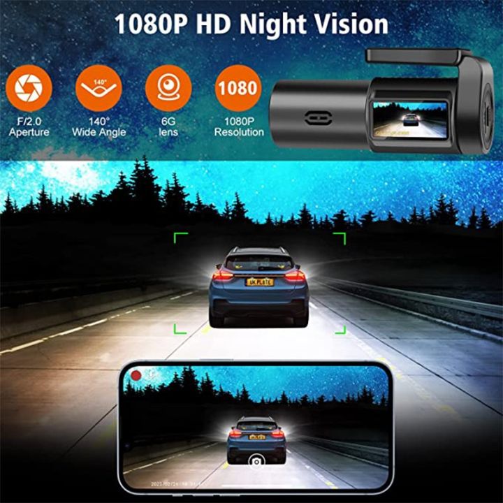 Car Driving Recorder Camera Wide-Angle Dash Cam HD Night Vision Reverse Image Monitoring All-In-One Machine