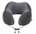 Travel Pillow 100% Pure Memory Foam Neck Pillow, Comfortable & Breathable Cover. 