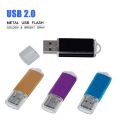 【2GB Pink】 Custom Logo Metal USB Flash Drive 32GB 64GB usb stick pen drive Pendrive Usb usb Flash Memory Stick colorful for. 