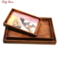 Wooden Serving Tray / Serving Tray Set / Serving Tray / kitchen tray /  3 Piece tray Set / rectangular handmade / high Quality tray TRY04. 