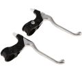 Bicycle Brake Lever Half Alloy 1 Pair Bicycle Brake Lever Grips V Brake MTB Road Bike. 