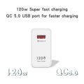GaN 120W USB Charger Quick Charge 5.0 4.0 3.0 QC5.0 QC Type C Fast USB Cable Charger For iPhone 14 13 12 Pro MacBook Xiaomi 12t. 