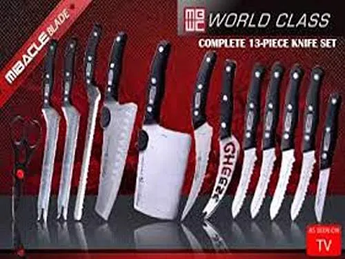 Miracle%20Blade%20IV%20World%20Class%20Professional%20Series%2013%20Piece%20Chef's%20Knife%20Collection%20and%208%20IV%20World%20Class%20Steak%20Knives%20-%20Image%205