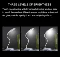 LED Rechargeable Table Lamp | 3 Step Touch Bed Lamp LED | Desk Study Table Light Lamp. 