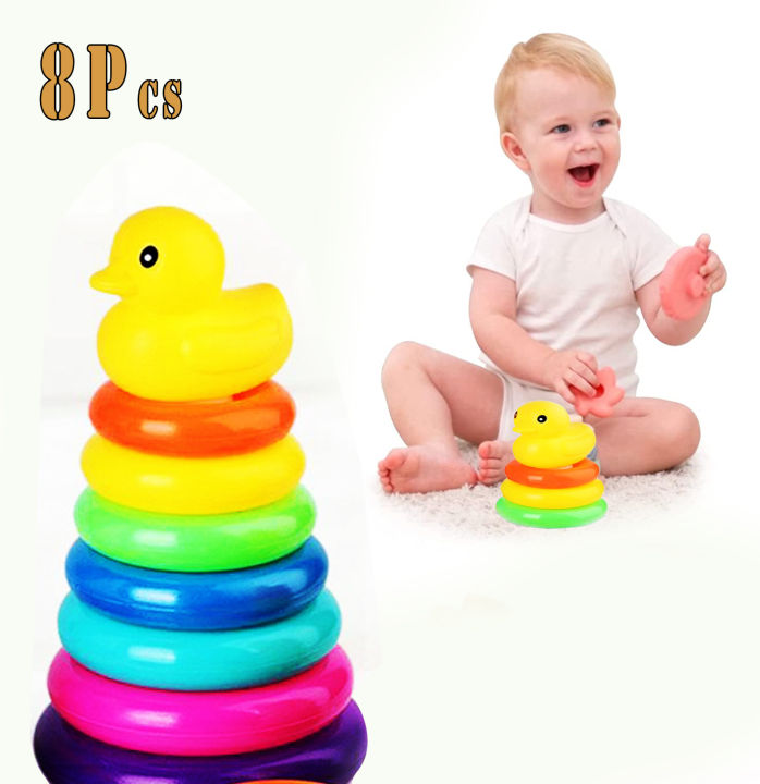 QP%208%20Pcs%20Rainbow%20Stacker%20%20Ring%20Educational%20Toy%20-Rainbow%20Stacking%20Rings%20Baby%20Toy,%20Stacker%20Toys%20For%20Infants%20And%20Toddlers%20-%20Image%204