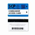 SCP ID keycard ,scp secret foundation cards,Special Logo Cosplay Access Grade Card GU-2552. 
