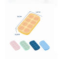 8 Grids Silicone Ice Cube Maker Tray with Lid Ice Mould Forms for Ice Kitchen Whiskey Cocktail Accessory Kitchen Gadgets. 
