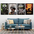 A4 Sized Poster Call of Duty COD Gaming Wall Posters PVC Framed Wall Decors. 