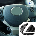 3X for IS F Sport GS ES RX NX Carbon Fiber Steering Wheel Emblem Decal Sticker. 