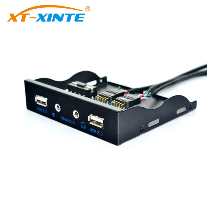 High%20Speed%209in%20To%202%20Ports%20Usb%202.0%20Hub%20Usb%202.0%20Front%20Panel%20Hd%20Audio%20Connector%20Optical%20Drive%20For%20Pc%20Desk%203.5%20Inch%20Floppy%20Bay%20-%20Image%204