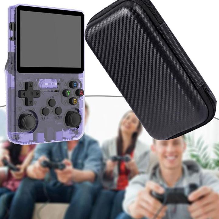 EVA%20Hard%20Travel%20Bag%20For%20R35S/R36S%20Handheld%20Game%20Console%20Storage%20Bag%20Protective%20Case%20Dust%20Prevention%20And%20Anti-fall%20Zipper%20Bag%20-%20Image%202