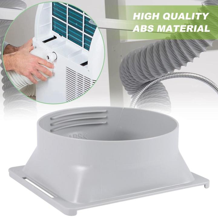 Portable Air Conditioner Exhaust Hose Coupler Window Adapter A/C Unit Tube Connector Parts & Accessories Square to Round