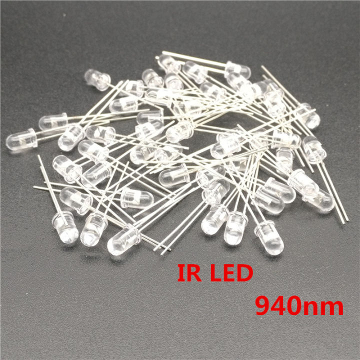 【UrbanNomad】100 Pcs 940 IR LED infravermelho 5mm IR 940nm Infrared ...