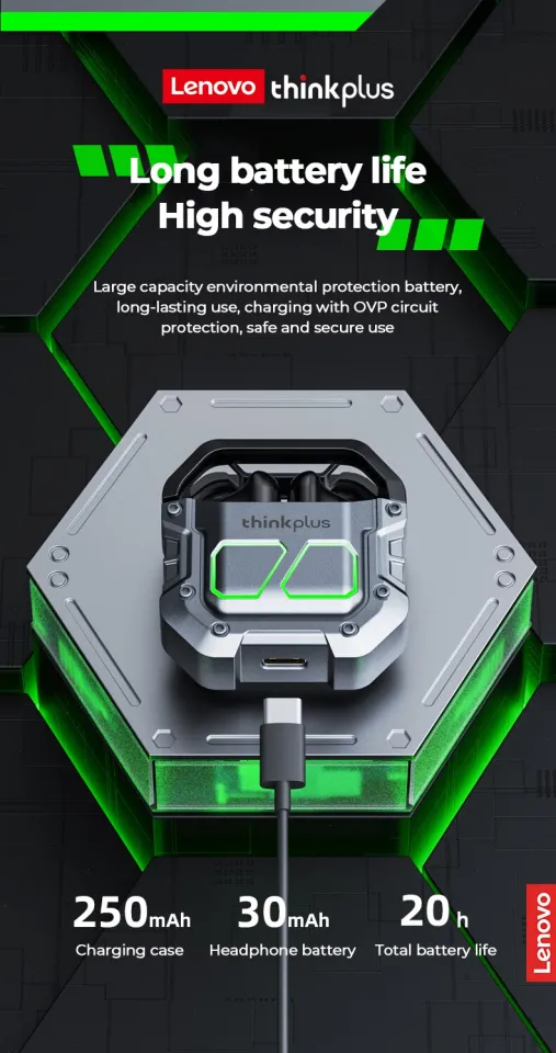 Lenovo ThinkPlus XT81 Live Pods Earbuds Bluetooth Wireless