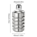 2Pcs 304 Stainless Steel Fully Automatic Water Level Control Float Valve, Auto Shut Off Ball Mini Float Valve, (3/4Inch). 