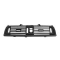 Full Black Dashboard Central Air Conditioner Vent Grille Complete Assembly for BMW 5 Series F10 F11 F18 64229166885. 