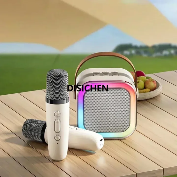 DISICHEN%20K12%20Bluetooth%20Karaoke%20Machine%20Portable%205.3%20PA%20Speaker%20System%20with%202025%201-2%20Wireless%20Microphones%20Home%20Family%20Singing%20Children's%20Gifts%20-%20Image%203