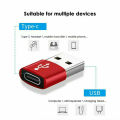 1 Pcs Usb Male To Usb Type C Female Otg Adapter Converter. 