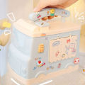 Cute House Car Money Box With Sticker Kawaii Piggy Bank For Kids Adults Big Size Savings Box For Coins Banknotes Birthday Gift. 