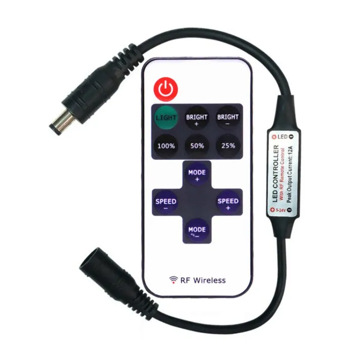 Mini%203/9/11/14keys%20Rf%20Wireless%20Remote%20Led%20Dimmer%20Controller%20For%202835%203014%205050%205730%20Single%20Color%20Cct%20Rgb%20Strip%20Dc5-24v%20-%20Image%203