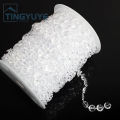 30 Meters Transparent Plastic Resin Beads Curtain Window Door Wedding Backdrop. 