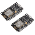 2 Piece ESP8266 NodeMCU CP2102 ESP-12E WiFi Module Internet of Things Development Board Works for Arduino IDE/Micropython. 