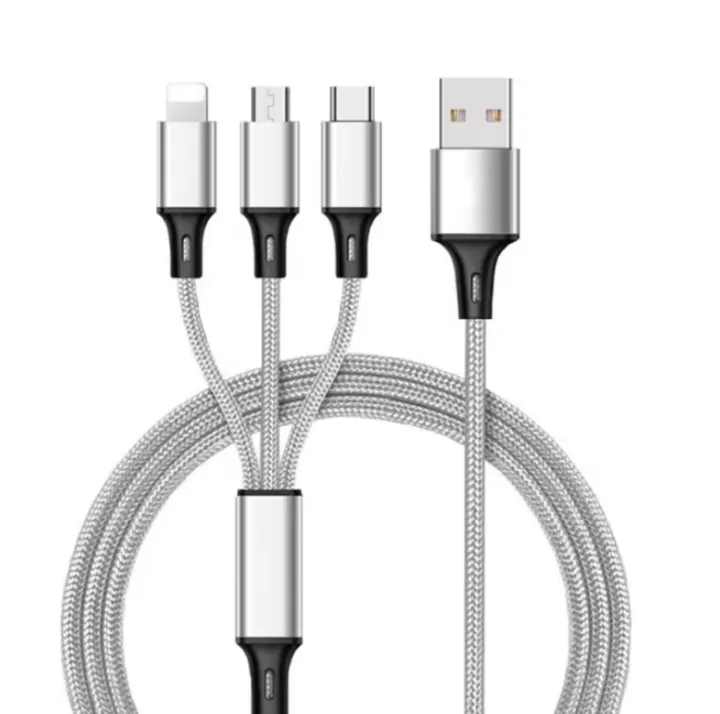 Charger%203%20in%201%20USB%20Cable%20for%20iPhone,%20All%20Android%20Phones%20Micro%20USB%20and%20Type%20C%20Multi%20Cord%20with%20Lighting%20for%20iOS%20Gadgets,%20Premium%20Nylon%20and%20Aluminum%20Braided%20Materials%20Multi%20Charging%20Connector%20for%20all%20wireless%20devices%20-%20Image%202