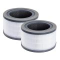 2 Pcs Air Purifier Replacement Filter for Levoit Vista 200 Air Purifier,3 in 1 Efficiency Activated Carbon HEPA Filter. 