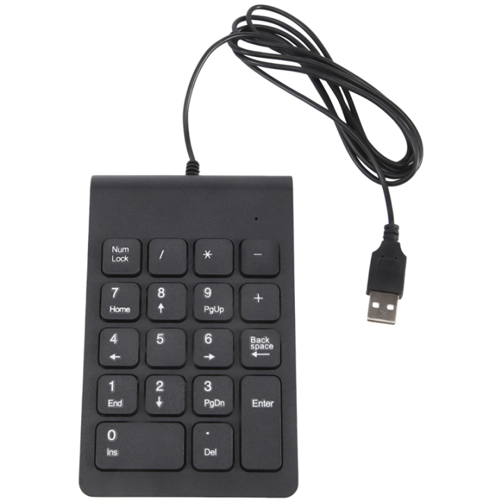 5X Mini USB Wired Numeric Keypad Numpad 18 Keys Digital Keyboard for ...