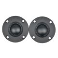 2Pcs Tweeter 1.5Inch 6Ohm 30W Dome Silk Film Tweeter Hifi Treble Speaker Audio Loudspeaker with Heatsink. 