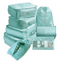 8pcs/set Travel Storage Bag Set Luggage Bag For Clothes Suitcase Organizer Pouch Cosmetics Shoes Packing Bag. 