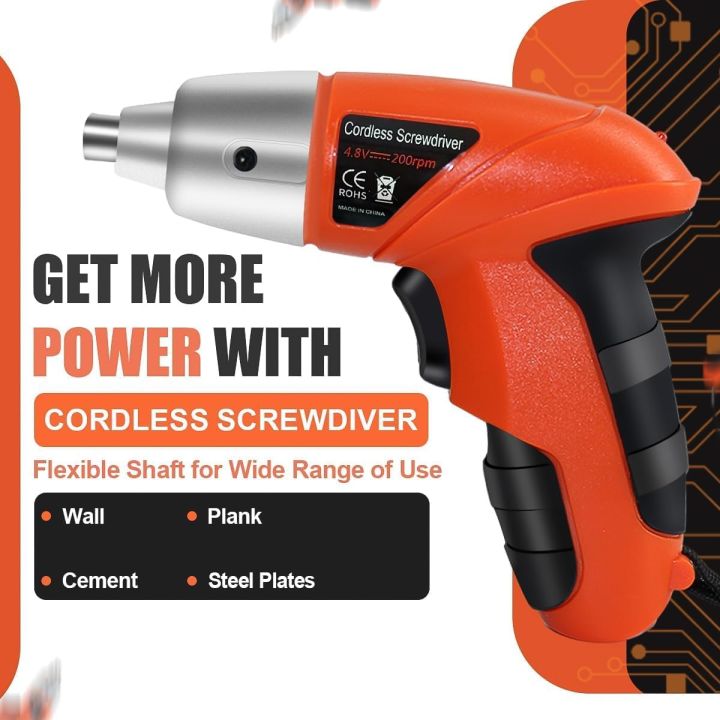 45%20Pieces%20Cordless%20Screwdriver%20Compact,%20Rechargeable%20Lightweight%20Electric%20Drill%20Set,%20Rotating%20Handle,%20Reversible,%20Magnetic%20Chuck,%20Led%20Light,%20Suitable%20for%20Home%20Assembly%20and%20Office%20DIY%20Tool%20-%20Image%203