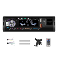 Fullhaodd Car Radio Bluetooth Single Din Car Stereo, 1 Din Car Audio with Phone Holder, Support FM/MP3/AUX/USB/TF Card. 