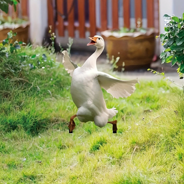 30*45cm%20Goose%20Acrylic%20Garden%20Stake%20Cute%20Goose%20Statue%20Garden%20Ornaments%20Lawn%20Potted%20Plant%20Decoration%20Flower%20Pot%20Embellishment%20-%20Image%203