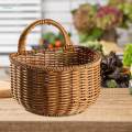 Kitchen Storage Basket Woven Hanging Baskets for Vegetables Toiletries Onion 17cmx13cmx15cm. 