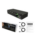4 Channel Professional 24bit 192kHz 4 in 4 Out Audio Interface (Sound Card). 