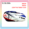 Victor Badminton Bag Racket Bagpack Backpack BR029 Bags (2 Compartments+Backpack Style+Single Sling Strap+12-15Pcs). 