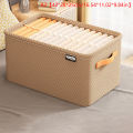 Thicken Steel Frame Clothes Organizer Pants Sweater Storage Cabinets Jeans Storage Box Wardrobe Clothes Storage Organizers. 