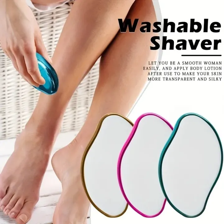 Painless Physical Hair Removal Tool Crystal Hair Eraser Manual Epilator Hair Remover Depilation Glass Hair Removal Body For men women