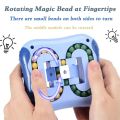 Educational Toys Decompression Rotating Magic Bean Toys/Fingertip Cube Children's Finger Gyro Magic Disk Educational Cube Toy. 