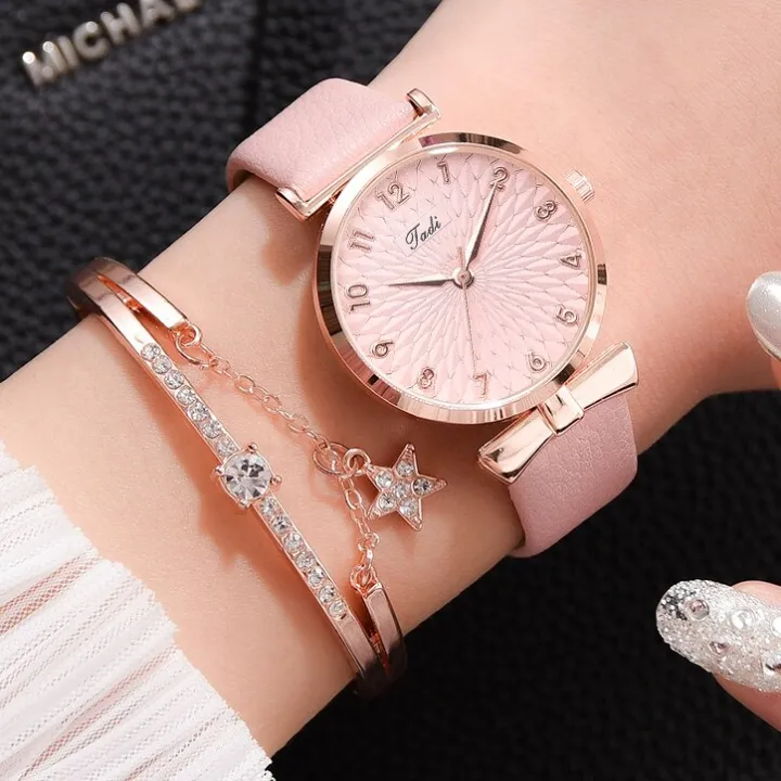 Fashion%20Women's%20Quartz%20Watch%20and%20Bracelet%20Set%20-%202pcs,%20No%20Box%20-%20Image%202