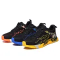 All Seasons Men's Safety Shoes Flying Woven Breathable Sneakers Steel Toe Cap Impact Proof Puncture Proof Zapatos De Seguridad. 