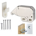 Cabinet Doors Snap Lock Mini Touch Latch Automatic Spring Push Catch Bounce Lock For Cabinet Push Door To Close And Lock. 