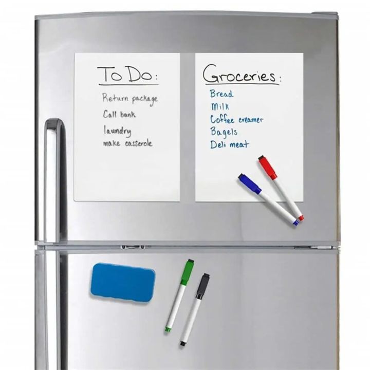 【NEW】 Whiteboard For Fridge Slate Planner Erasable