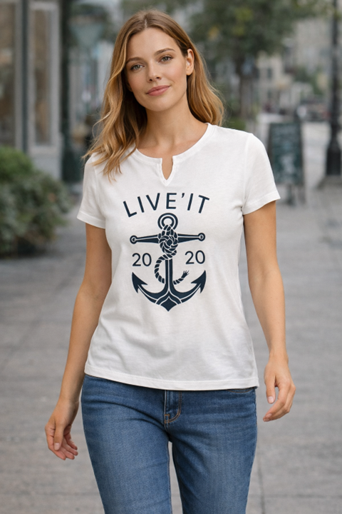 Womens Graphic T shirts White_Ankr