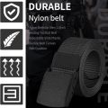 Automatic Buckle Nylon Belt Outdoor Hunting Multifunctional Tactical Canvas Belt High Quality Men Belt. 