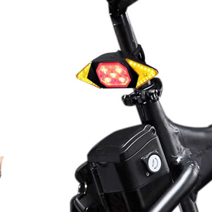 SuperRide USB Rechargeable Turning Signal Cycling Taillight Bicycle Light Remote